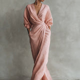 Lorena Maxi Dress with V-Neck