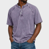Pedro - T-shirt Vintage z Guzikami
