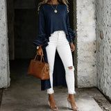 Vânia - Casualna Bluzka Denim
