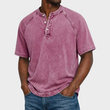 Pedro - T-shirt Vintage z Guzikami