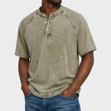 Pedro - T-shirt Vintage z Guzikami