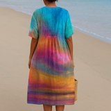 Ema - Sukienka Tie-Dye na Zachód Słońca