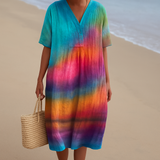 Ema - Sukienka Tie-Dye na Zachód Słońca