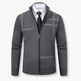Sweter z Zapięciem na Całej Długości
