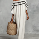 Maxi Sukienka Off-Shoulder z Rękawami Nietoperza