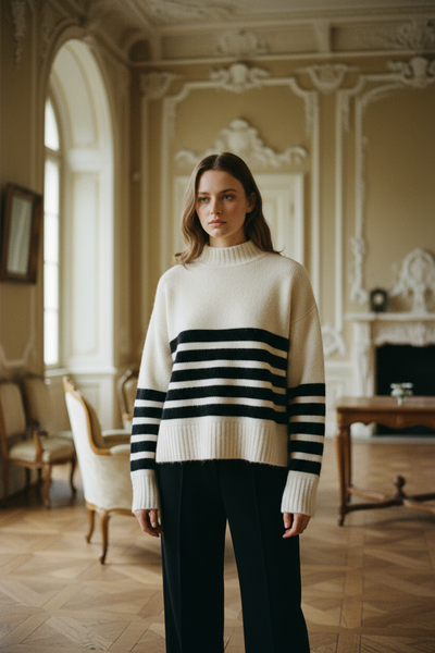 Sweter w pasy 2