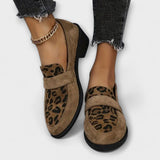Eleganckie damskie buty w wzór lamparta