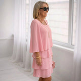Catarina - Elegancka i Wygodna Sukienka z Koronką