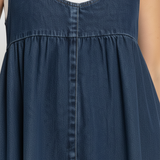 Iva - Sukienka Maxi z Denimu Vintage