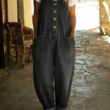 Graça - Kombinezon z Denimu w Stylu Vintage